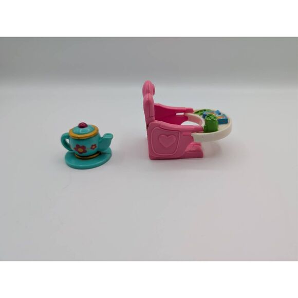 Fisher Price Loving Family Dollhouse Pink Booster Seat w/Removable Tray Tiger pl - Picture 7 of 7